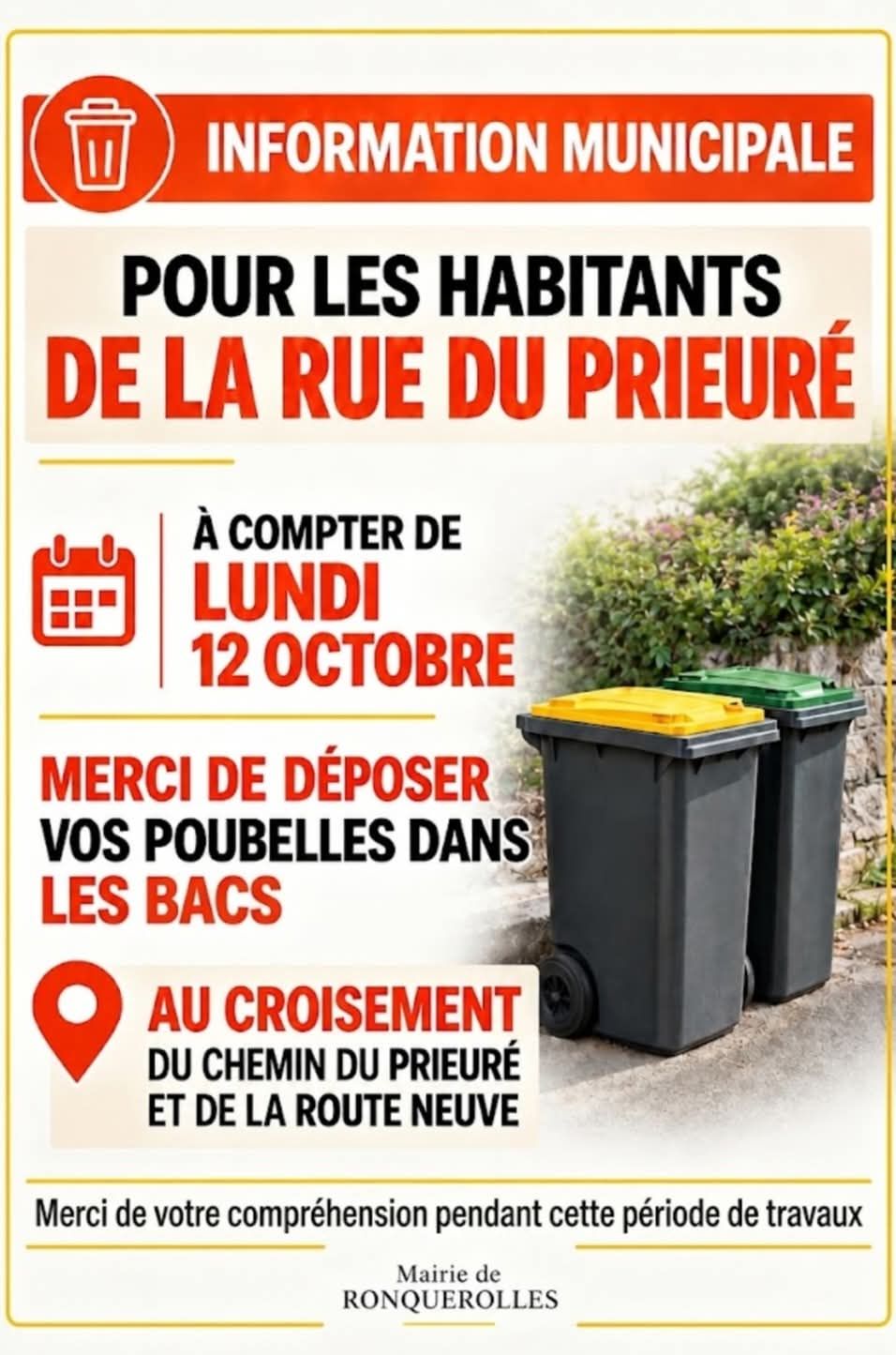 COLLECTES RUE DU PRIEURE