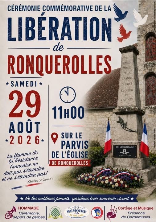 Cérémonie de la Libération de Ronquerolles